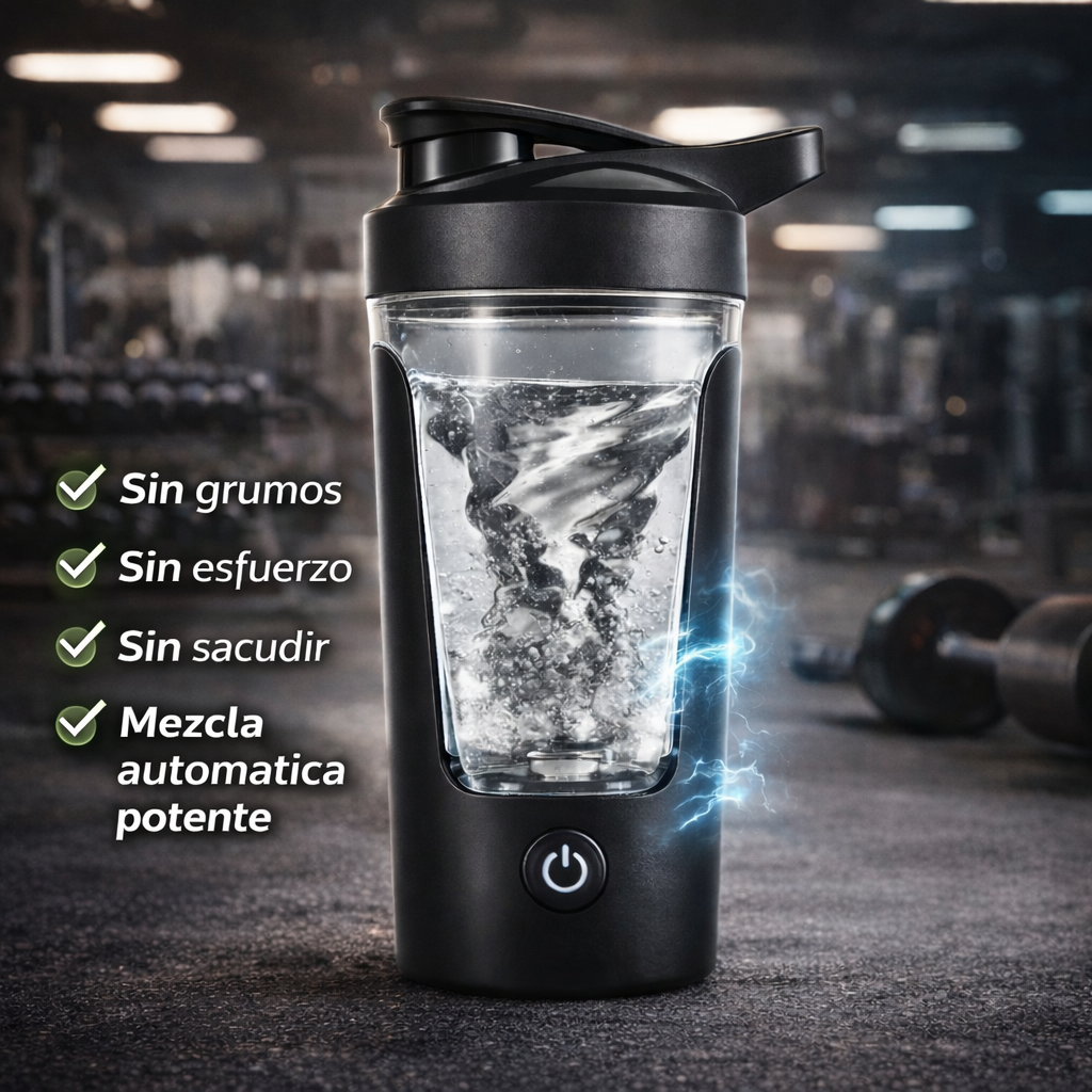 Termo Batidor Eléctrico – Proteína Perfecta en Segundos ⚡