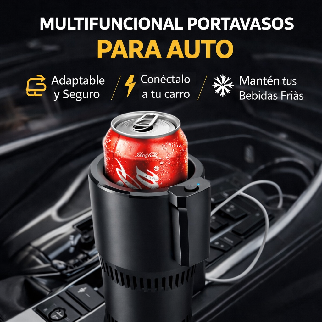 EL PORTAVASOS TÉRMICO ELÉCTRICO QUE TODOS QUIEREN TENER EN SU CARRO