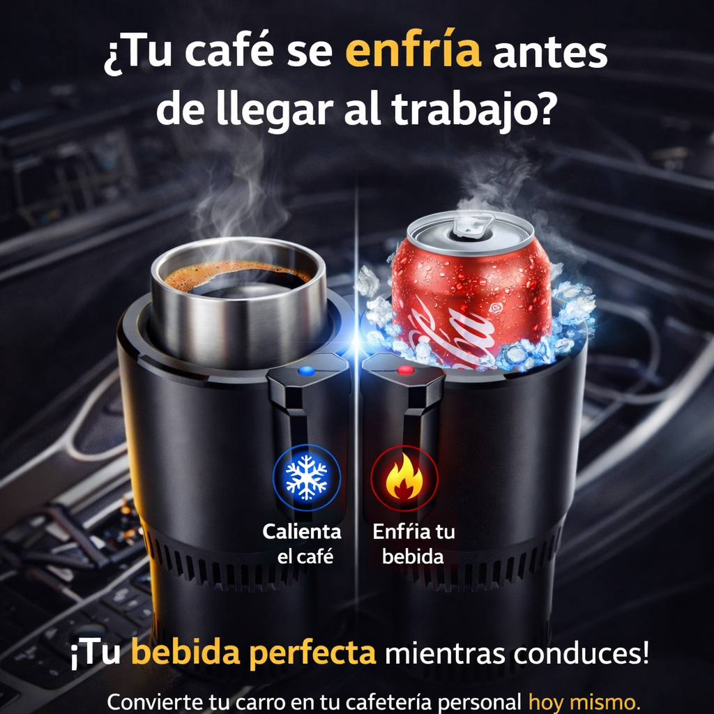 EL PORTAVASOS TÉRMICO ELÉCTRICO QUE TODOS QUIEREN TENER EN SU CARRO